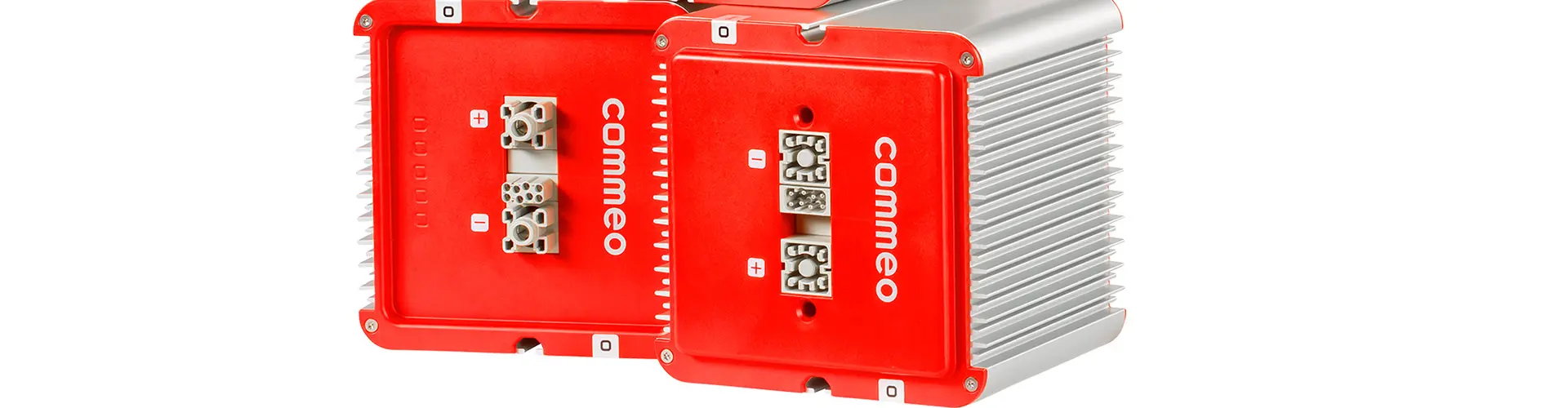 The picture shows Commeo energy storage blocks.