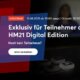 The image shows a section of the Hannover Messe 2021 website.