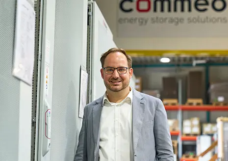 The picture shows Commeo Managing Director Michael Schnakenberg.
